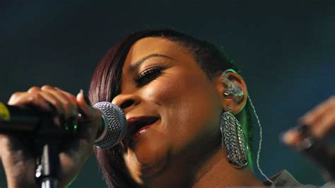 Reason Gabrielle covers one eye in appearance on .